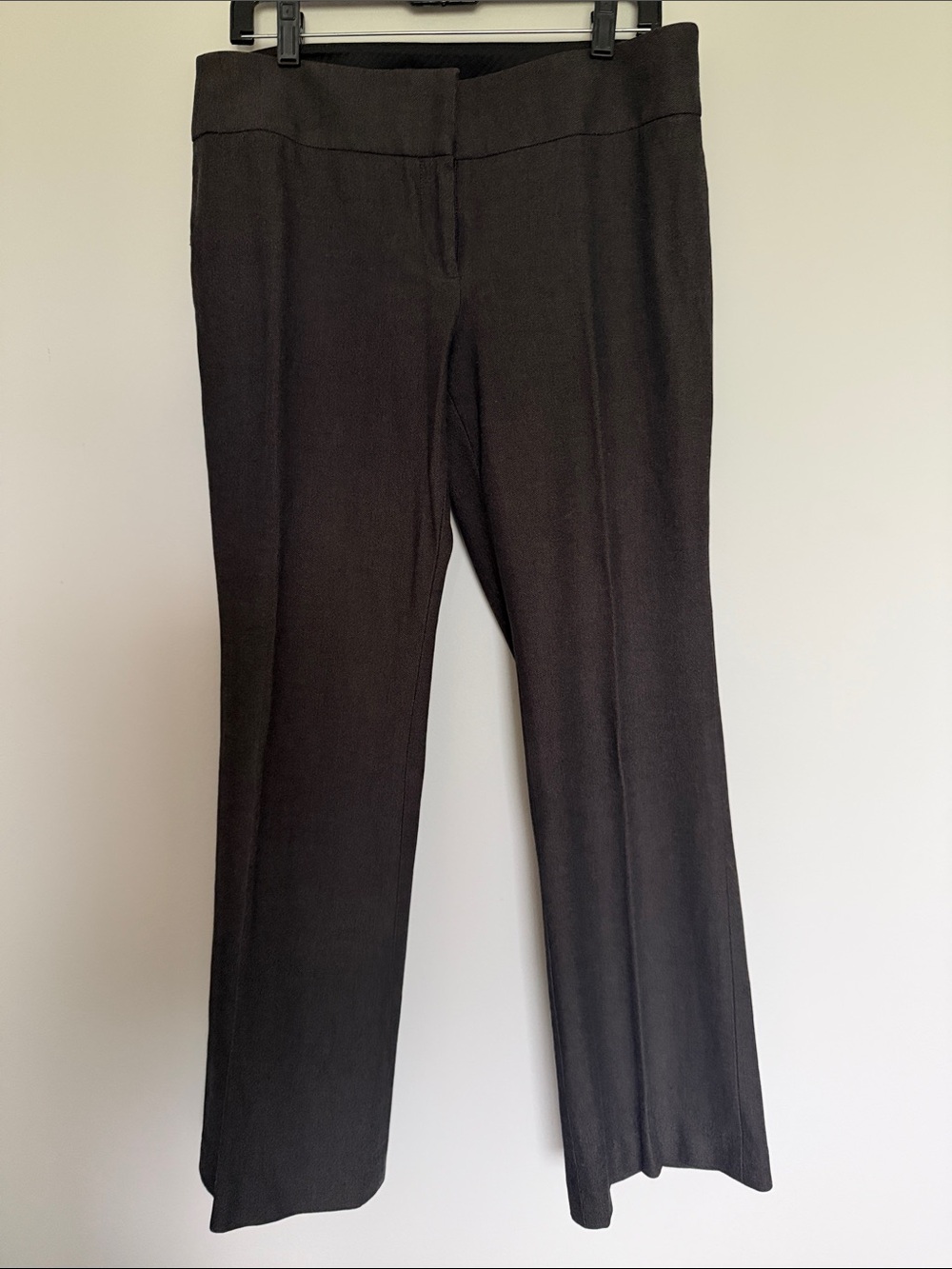Ann Taylor LOFT Dark Charcoal Pants - Julie Boot Cut Size 10